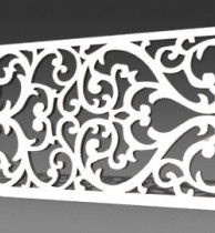 Резная 3D перегородка R9 Китайская шкатулка